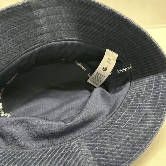Lululemon Corduroy Bucket Sun Hat TRNV True Navy Blue M/L New NWT - Picture 6 of 10